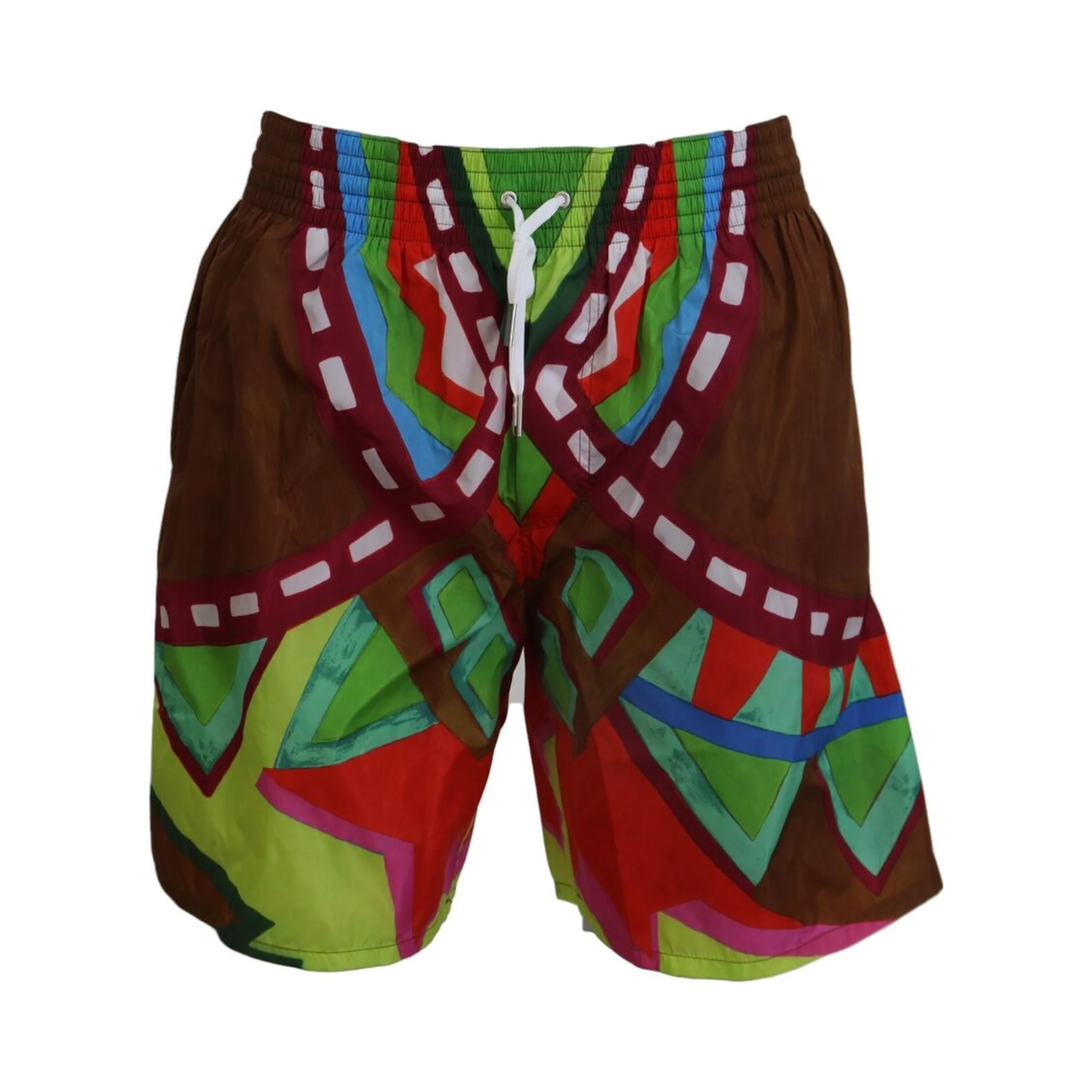 Multicolor Printed Men Beachwear Swimwear Short