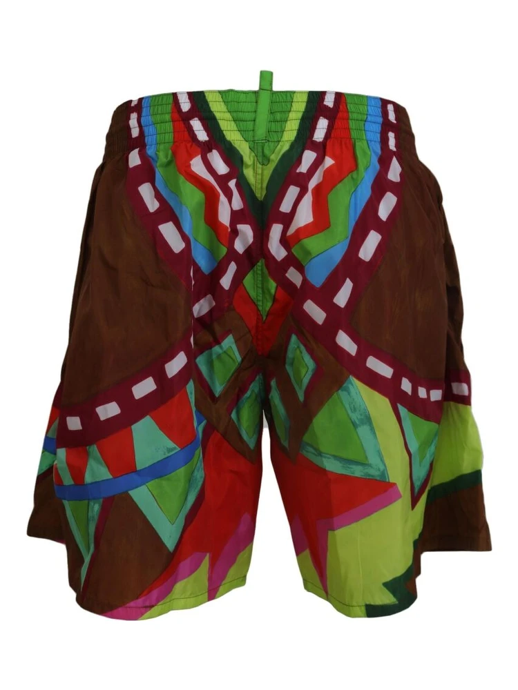 Multicolor Printed Men Beachwear Swimwear Short alternative