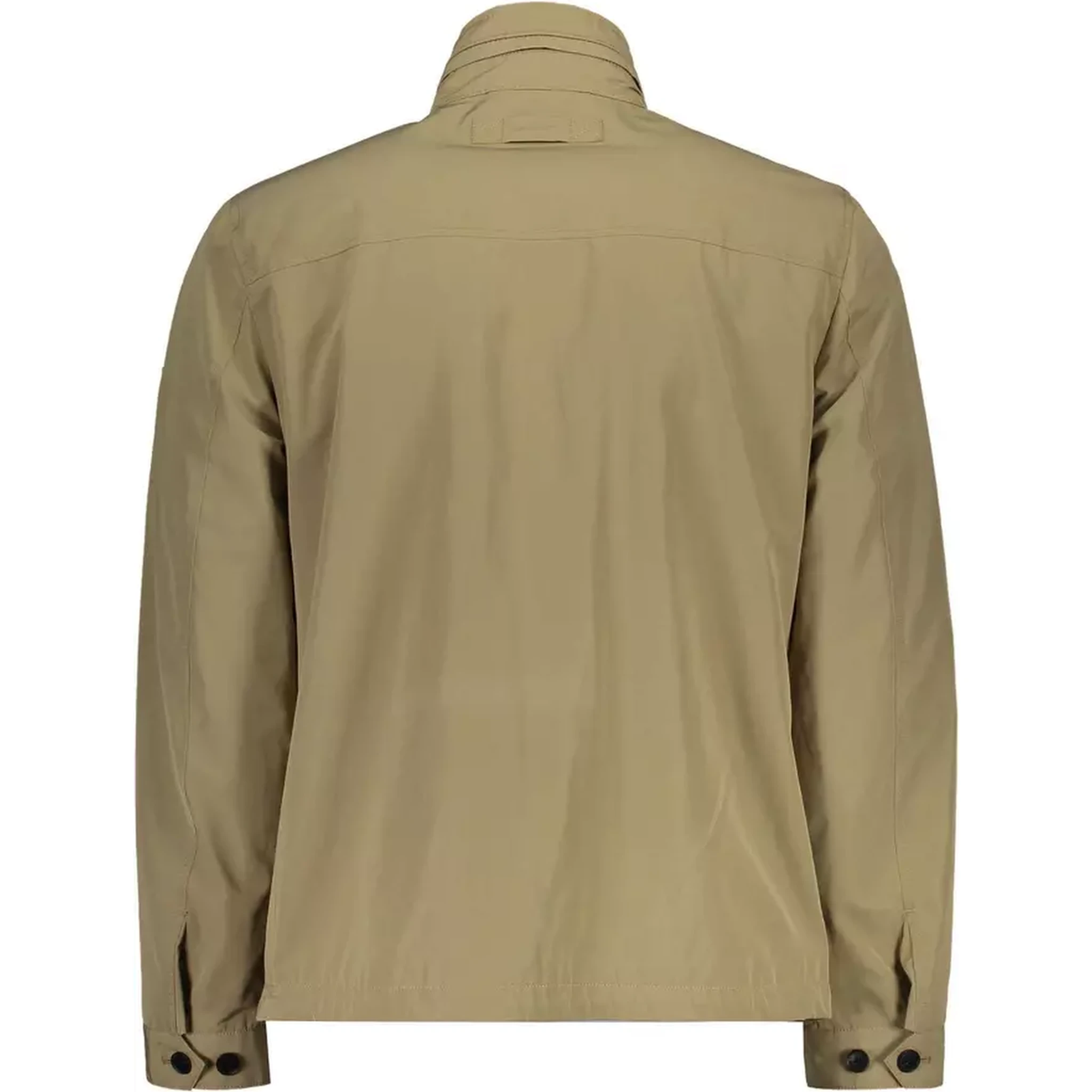 Beige Polyester Jackets & Coat