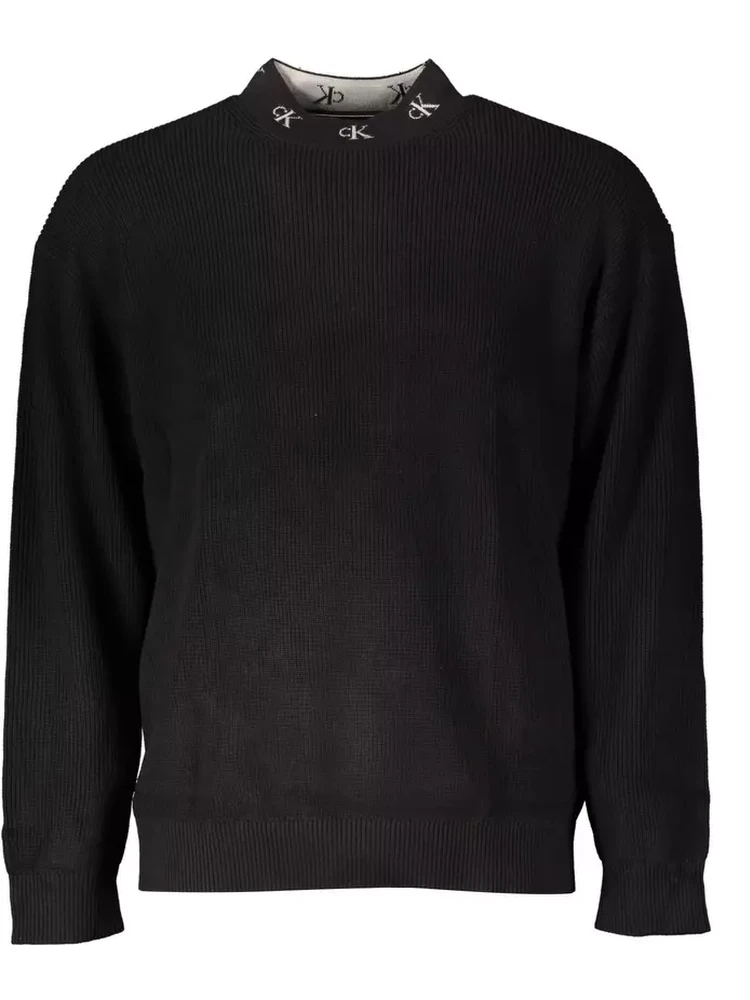 Black Cotton Sweater