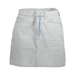 Blue Cotton Skirt