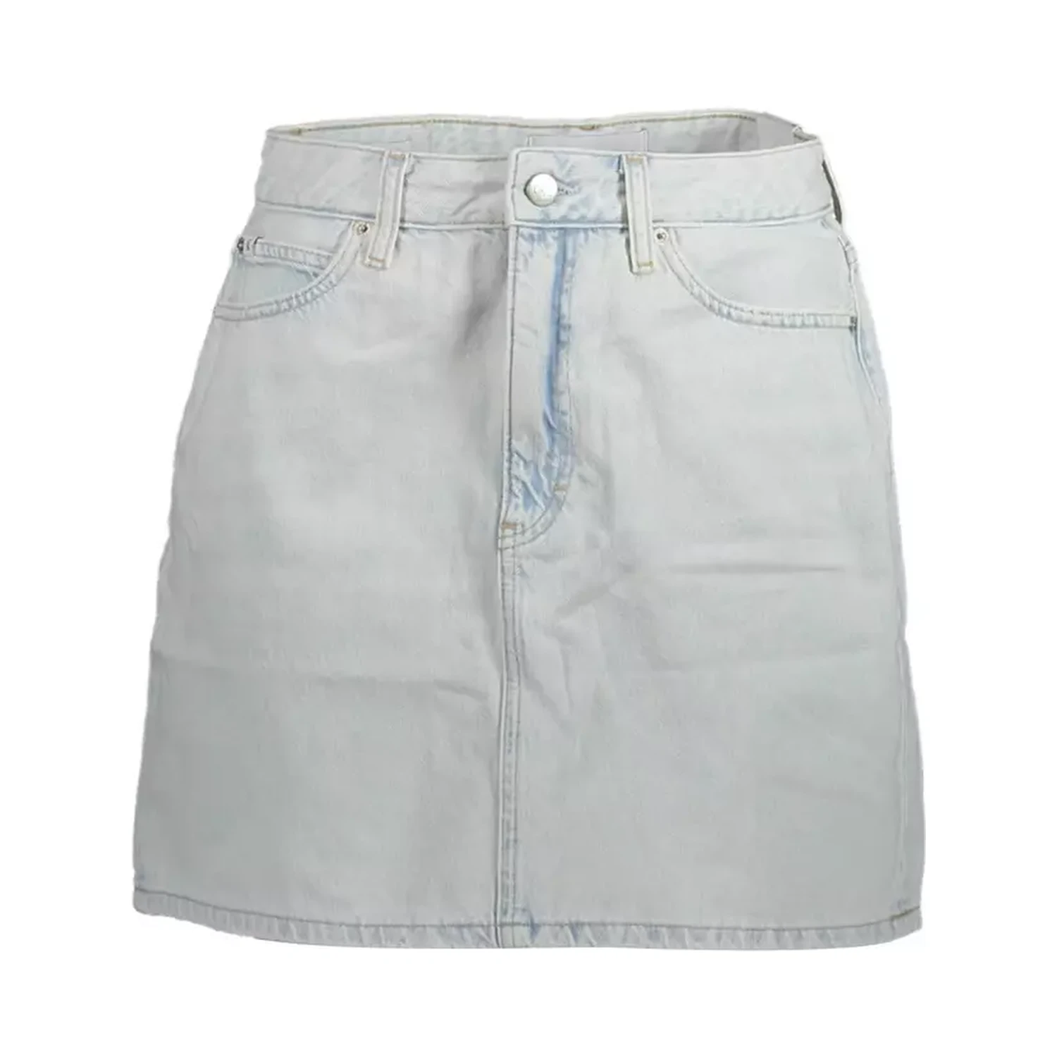 Blue Cotton Skirt