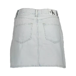 Blue Cotton Skirt