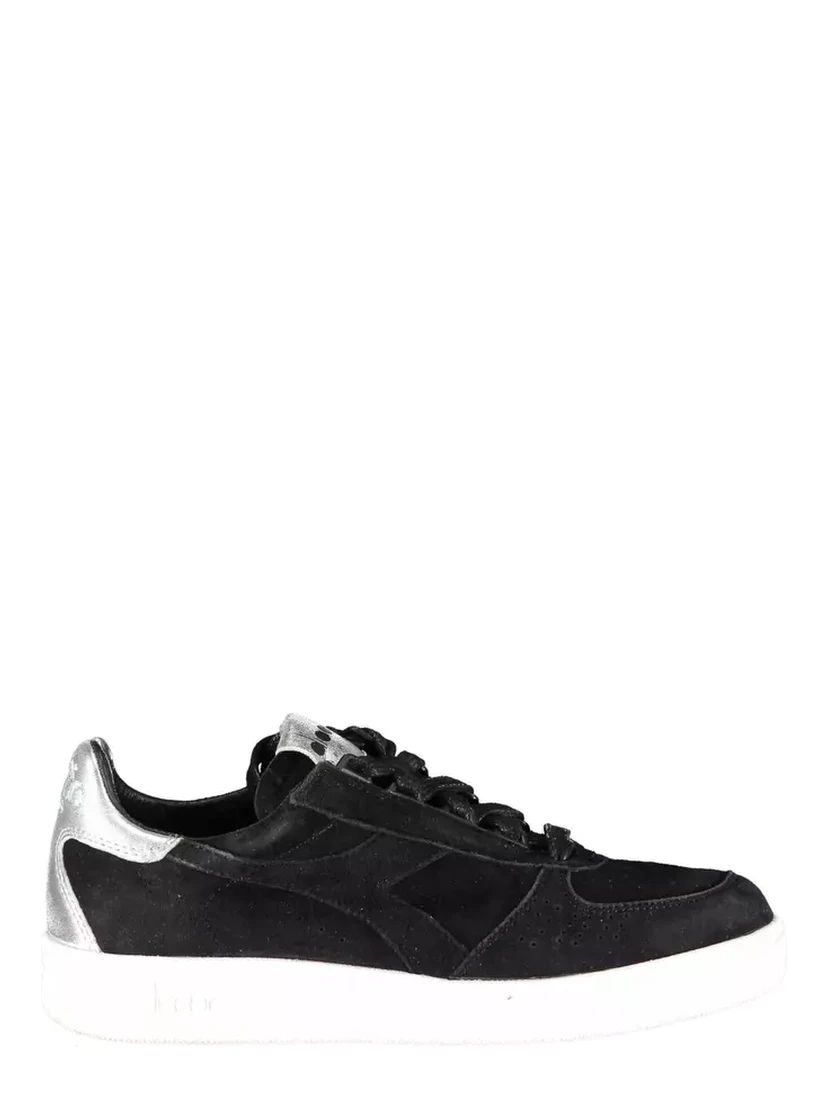 Black Fabric Sneaker