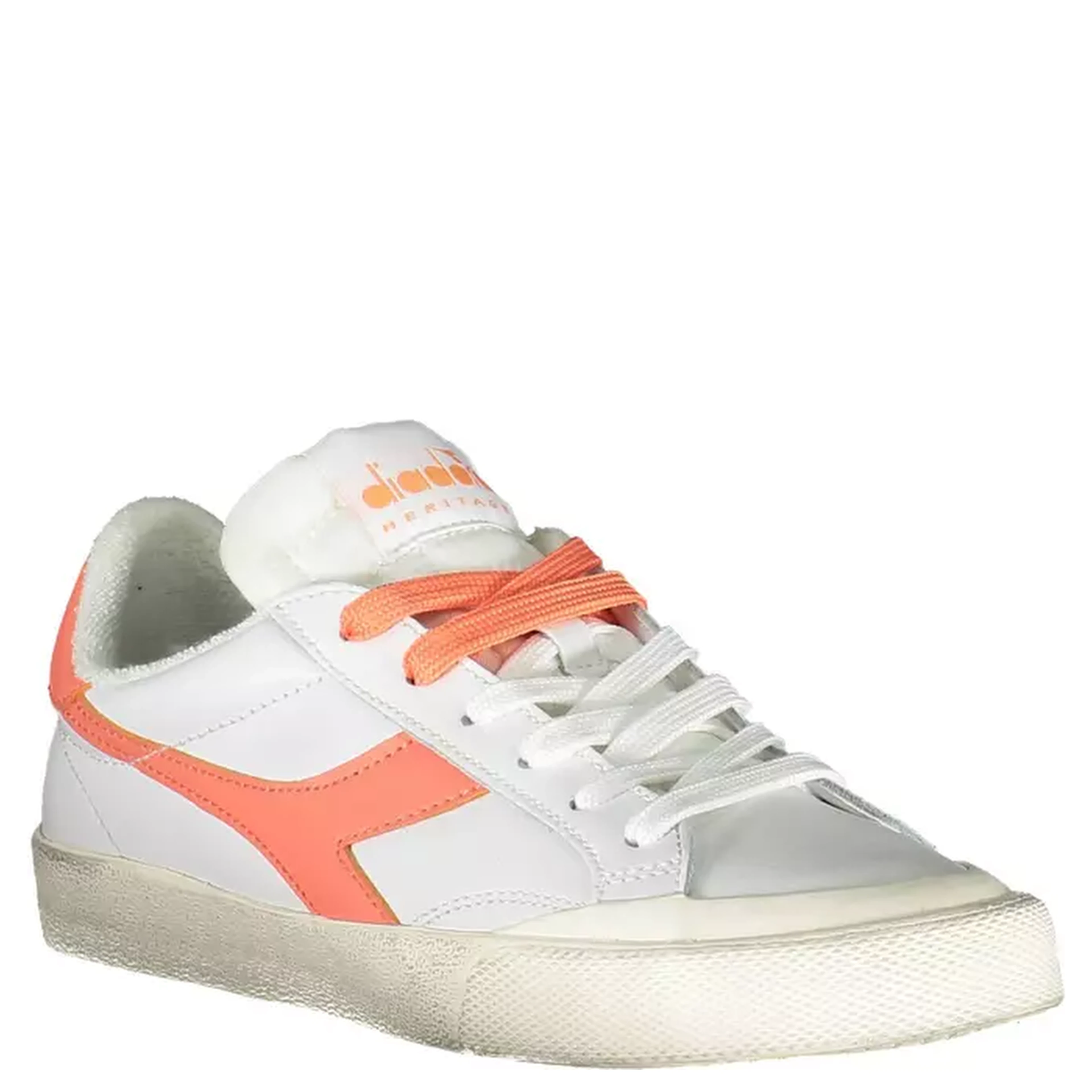 White Fabric Sneaker