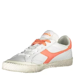 White Fabric Sneaker
