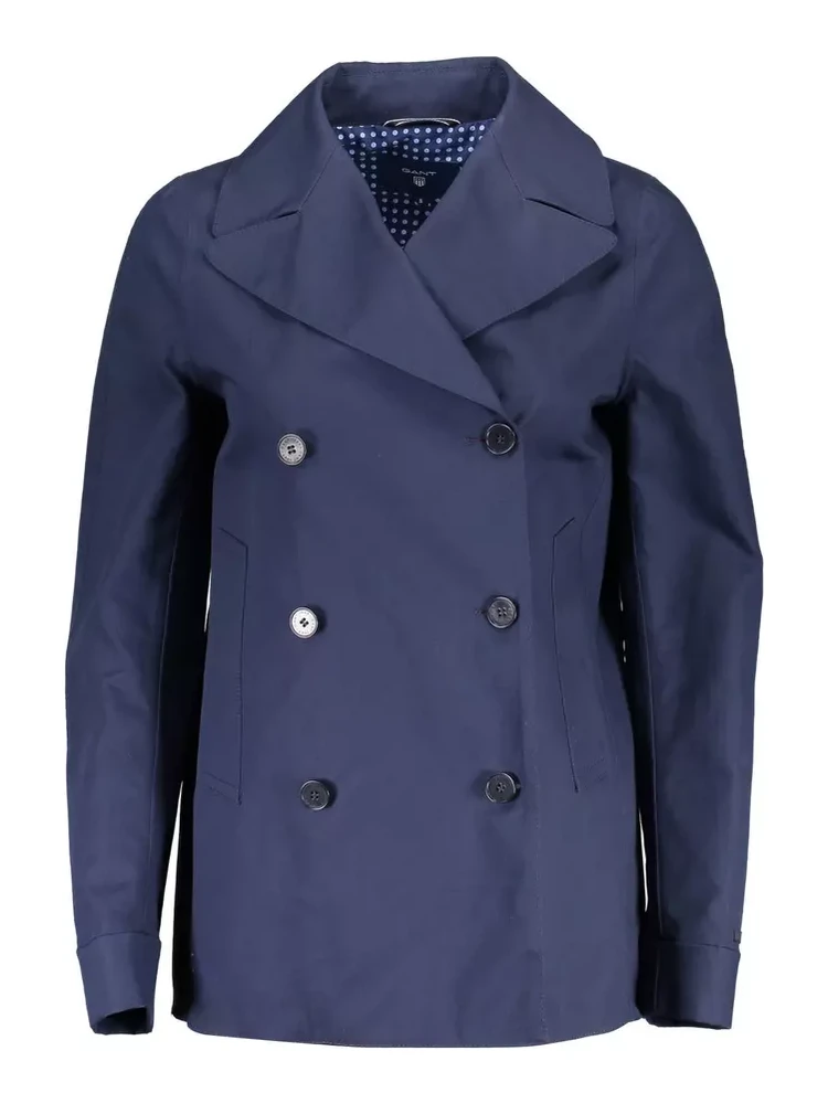 Blue Cotton Jackets & Coat