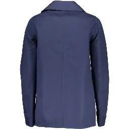 Blue Cotton Jackets & Coat