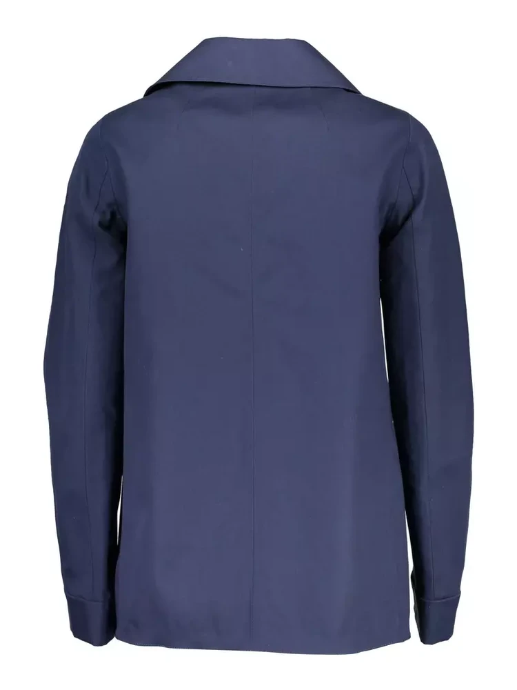 Blue Cotton Jackets & Coat alternative