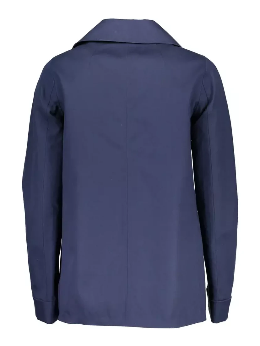 Blue Cotton Jackets & Coat