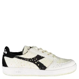 White Fabric Sneaker