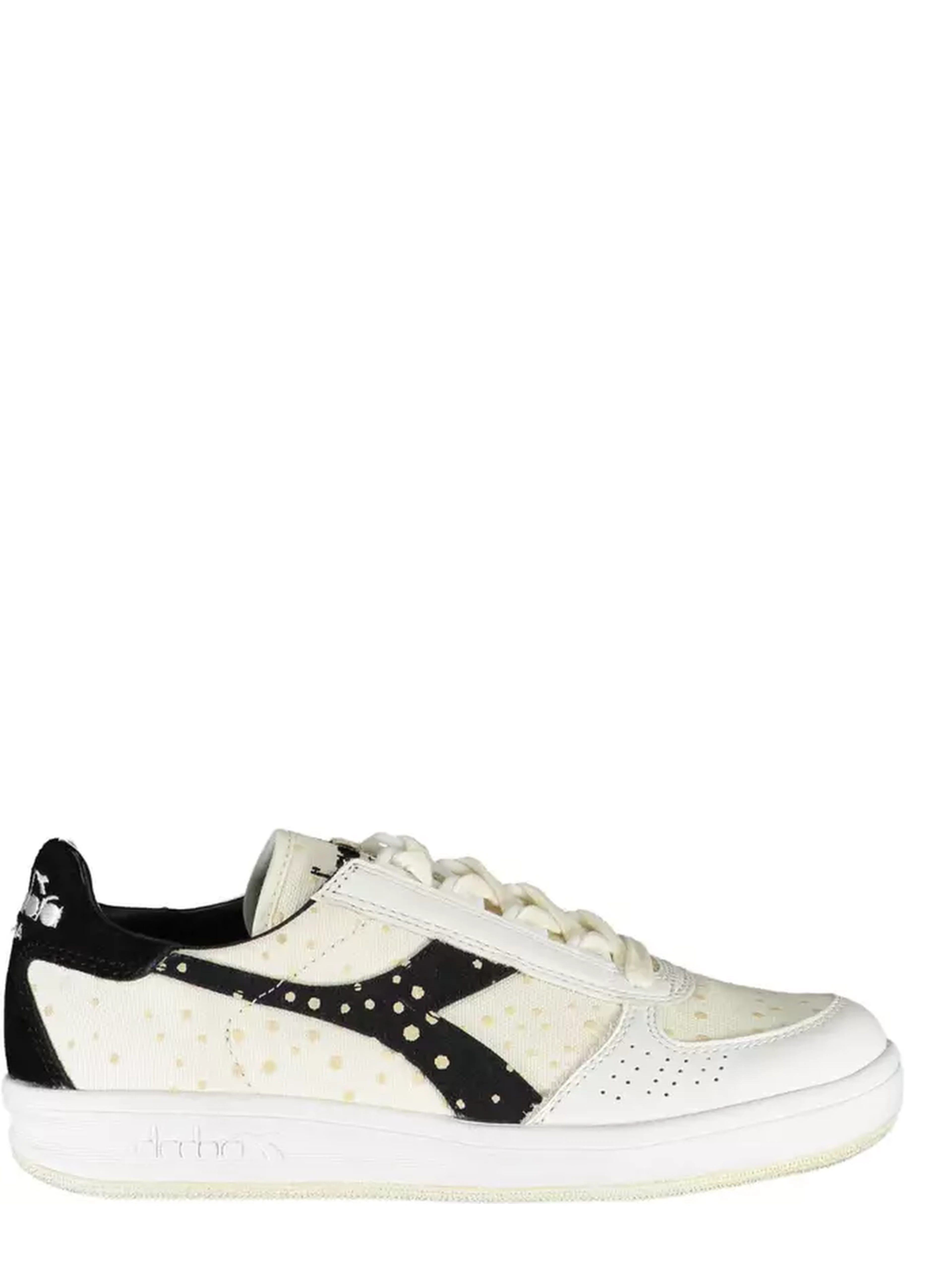 White Fabric Sneaker