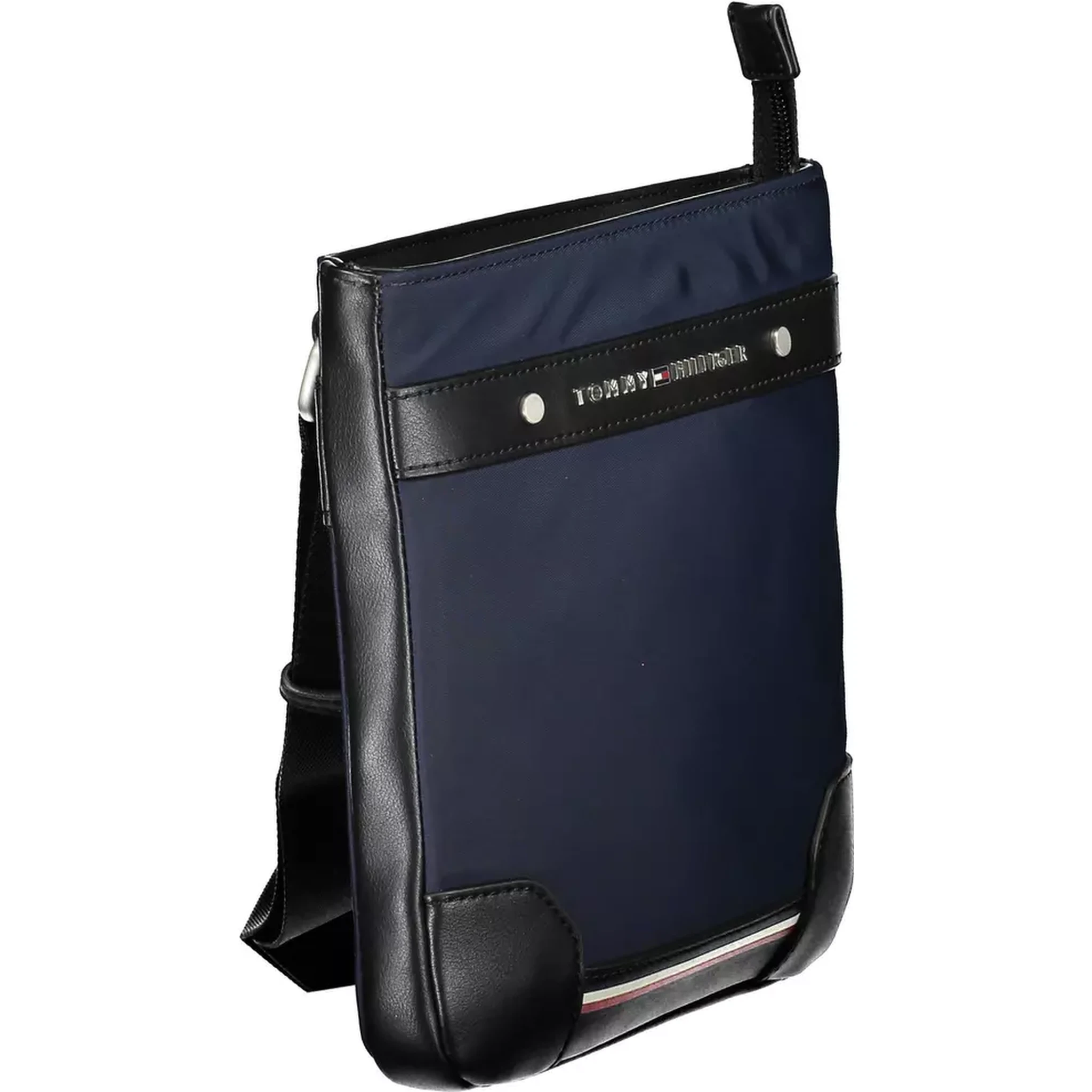 Blue Polyester Shoulder Bag