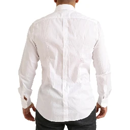White GOLD Formal Cotton Tuxedo Dress Shirt