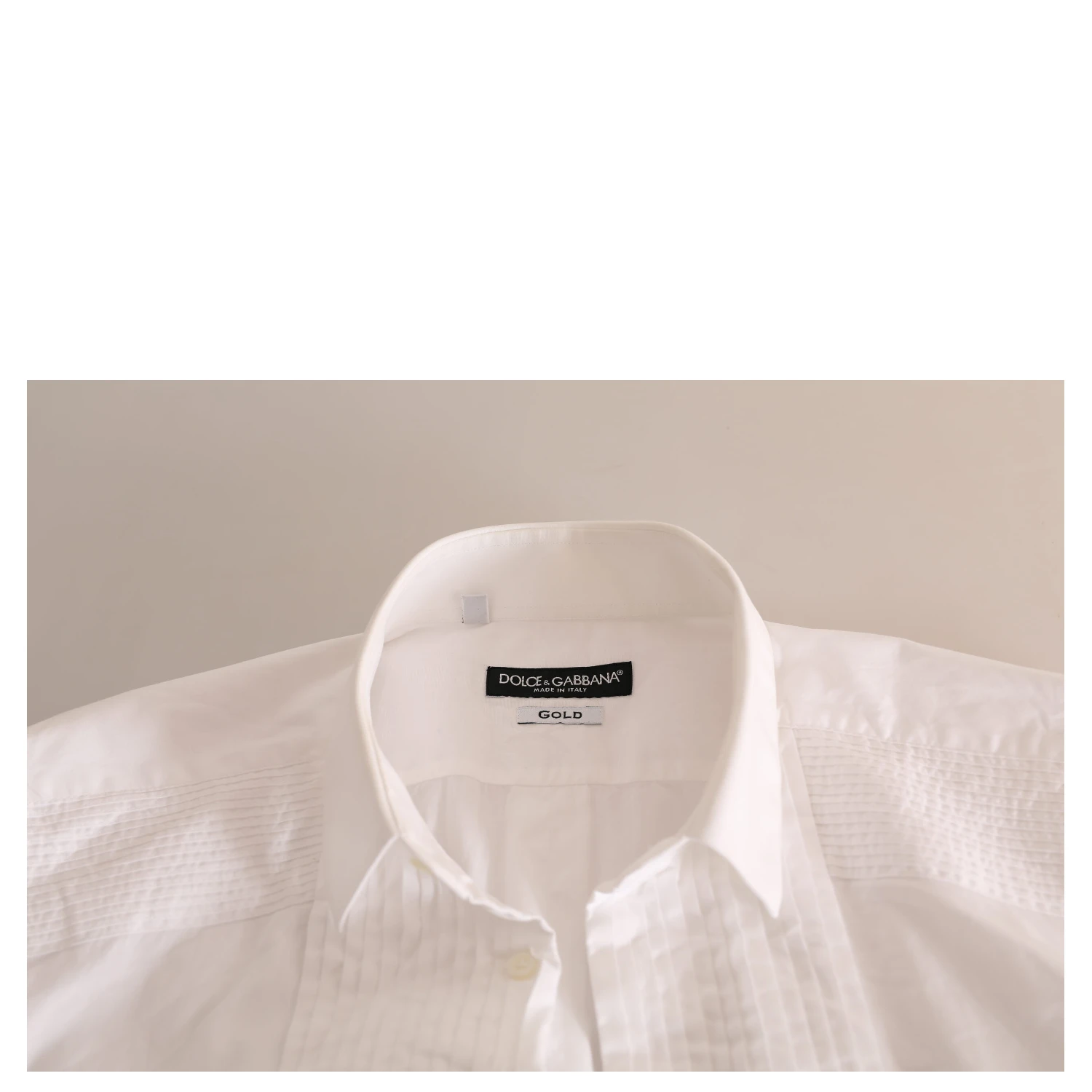 White GOLD Formal Cotton Tuxedo Dress Shirt