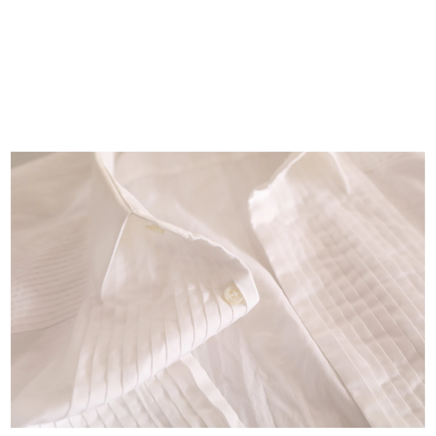 White GOLD Formal Cotton Tuxedo Dress Shirt
