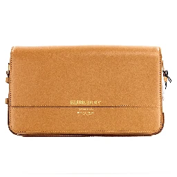 Grace Small Nutmeg Smooth Leather Flap Crossbody Clutch Handbag Purse