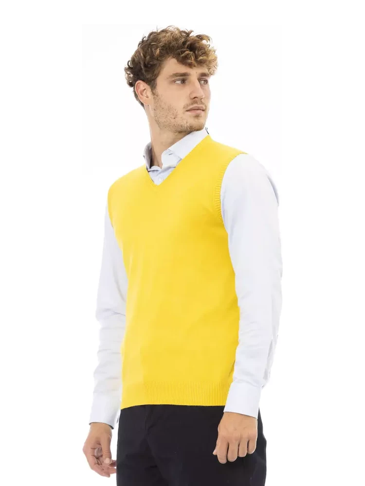 Yellow Viscose Sleveless Jacket alternative