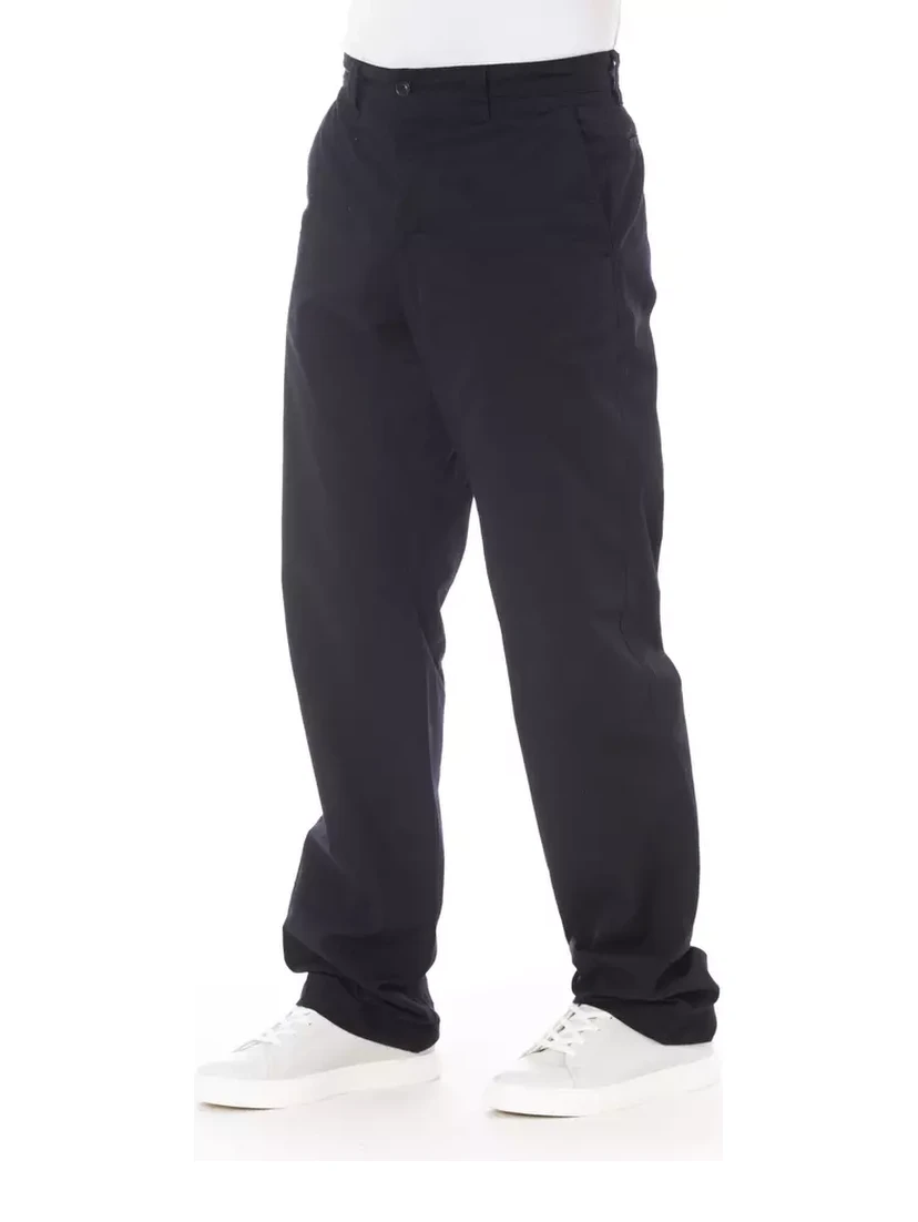 Blue Cotton Pant