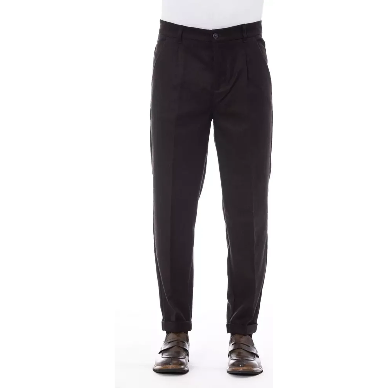 Brown Wool Pant