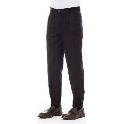 Brown Wool Pant