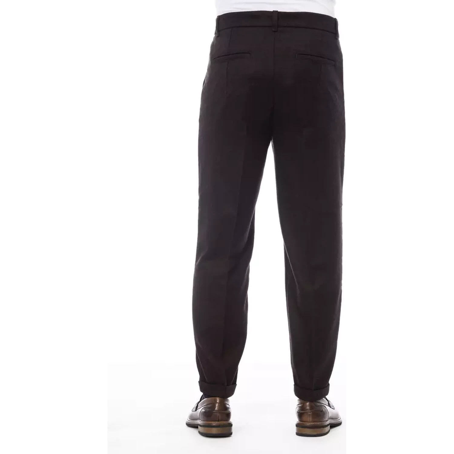 Brown Wool Pant