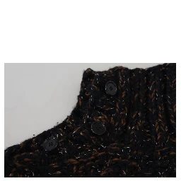 Brown Fatto A Mano Turtleneck Pullover Sweater