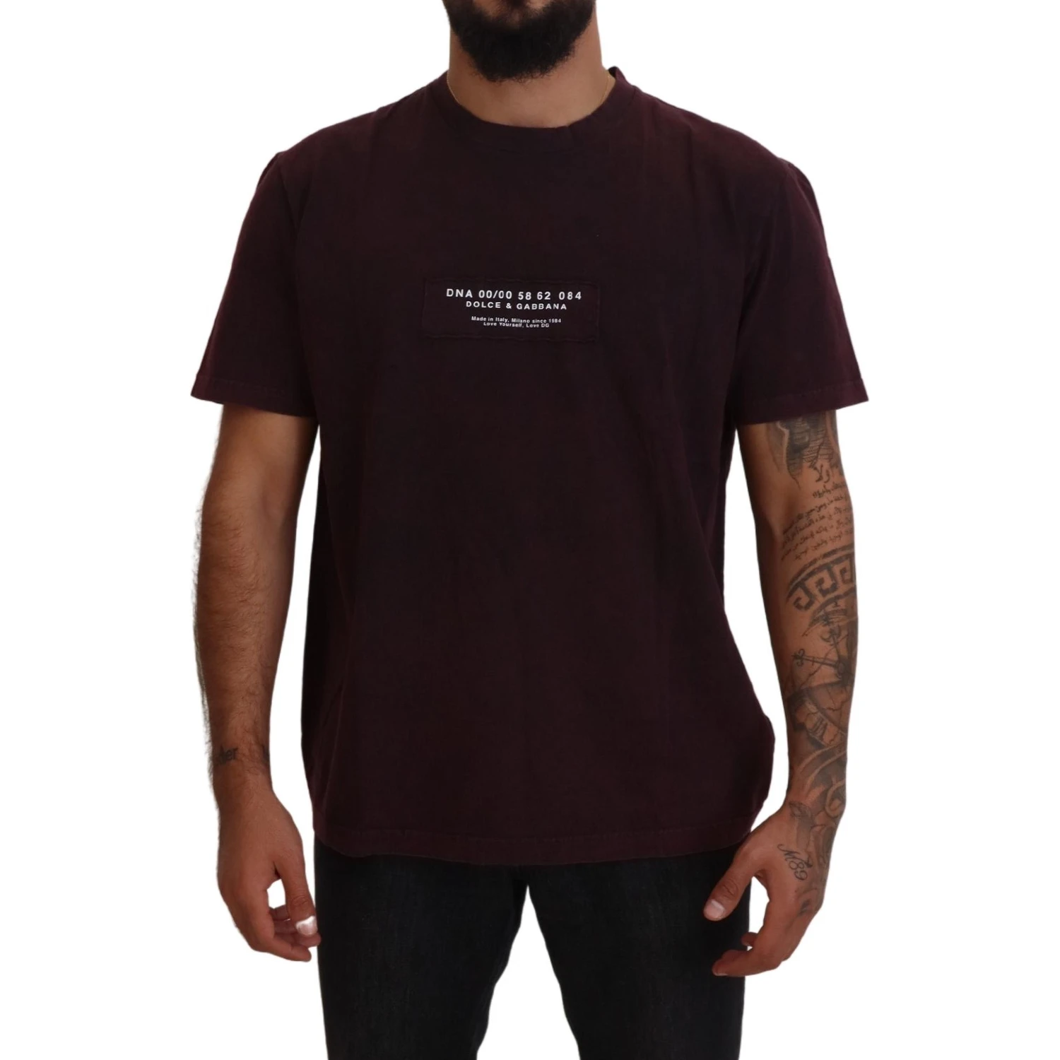 Bordeaux Crewneck Short Sleeve  T-shirt