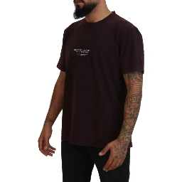 Bordeaux Crewneck Short Sleeve  T-shirt