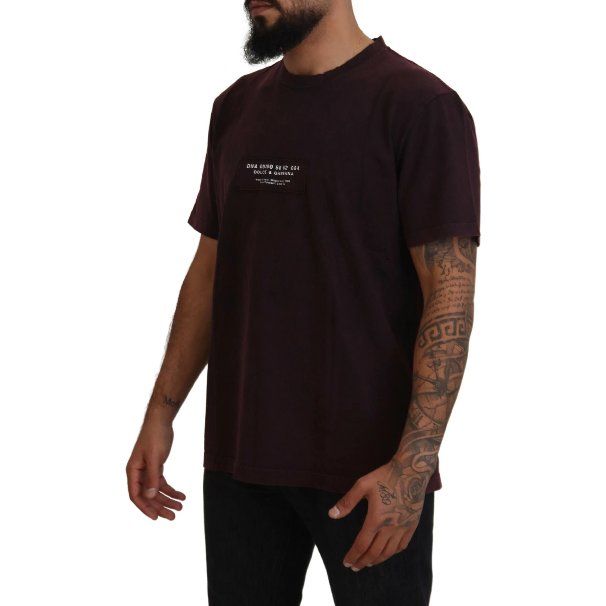 Bordeaux Crewneck Short Sleeve T-shirt