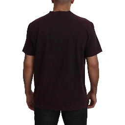 Bordeaux Crewneck Short Sleeve  T-shirt