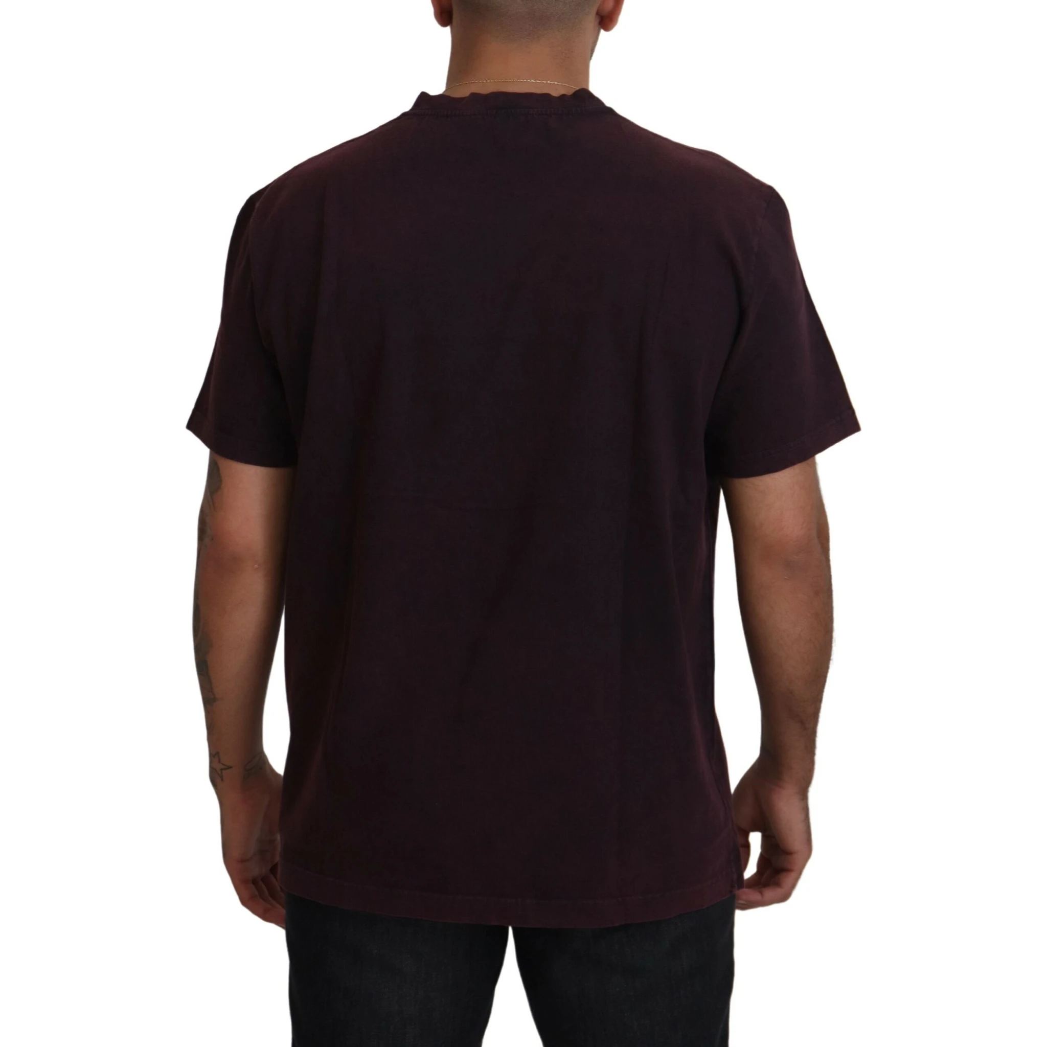Bordeaux Crewneck Short Sleeve T-shirt