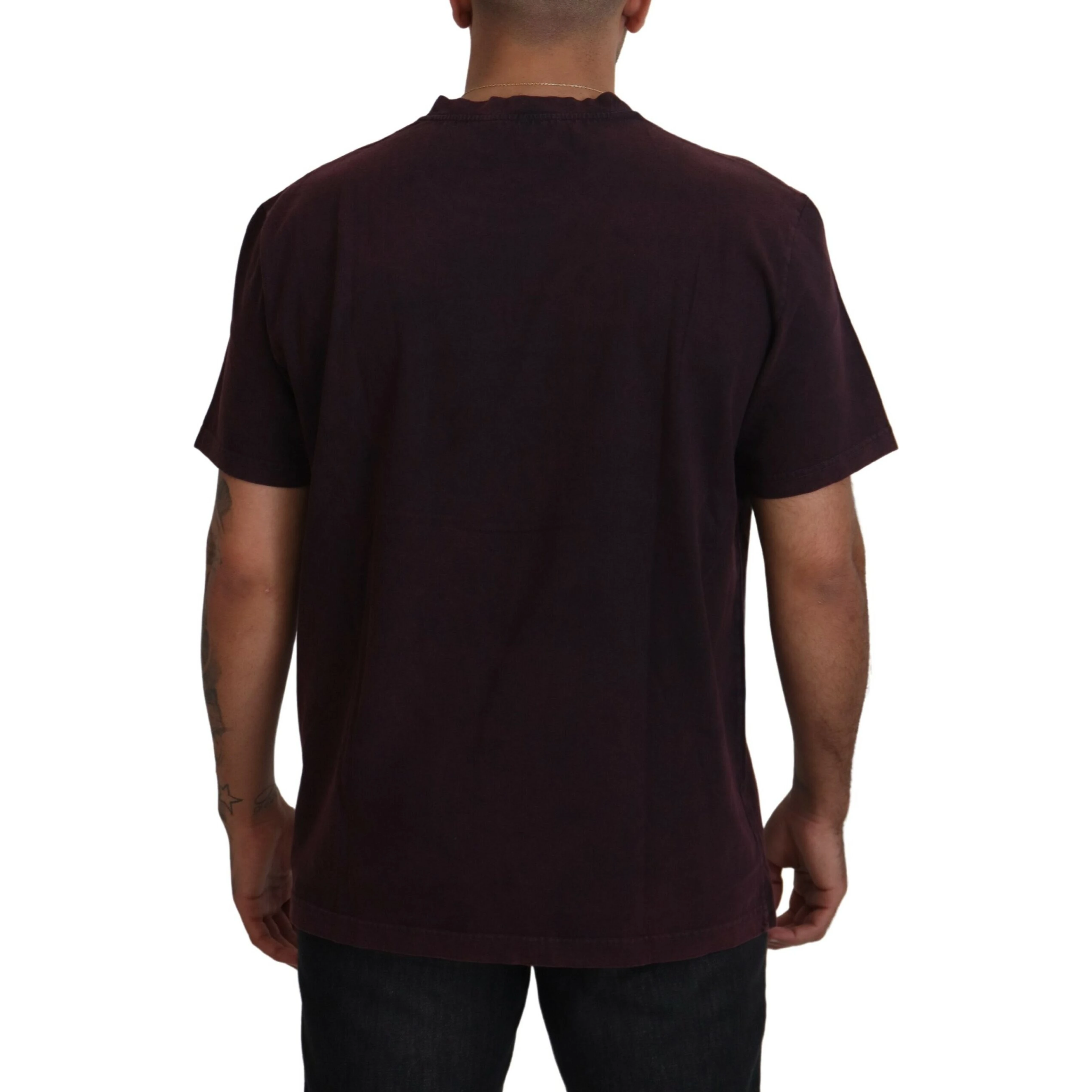 Bordeaux Crewneck Short Sleeve  T-shirt