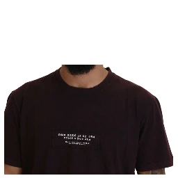 Bordeaux Crewneck Short Sleeve  T-shirt