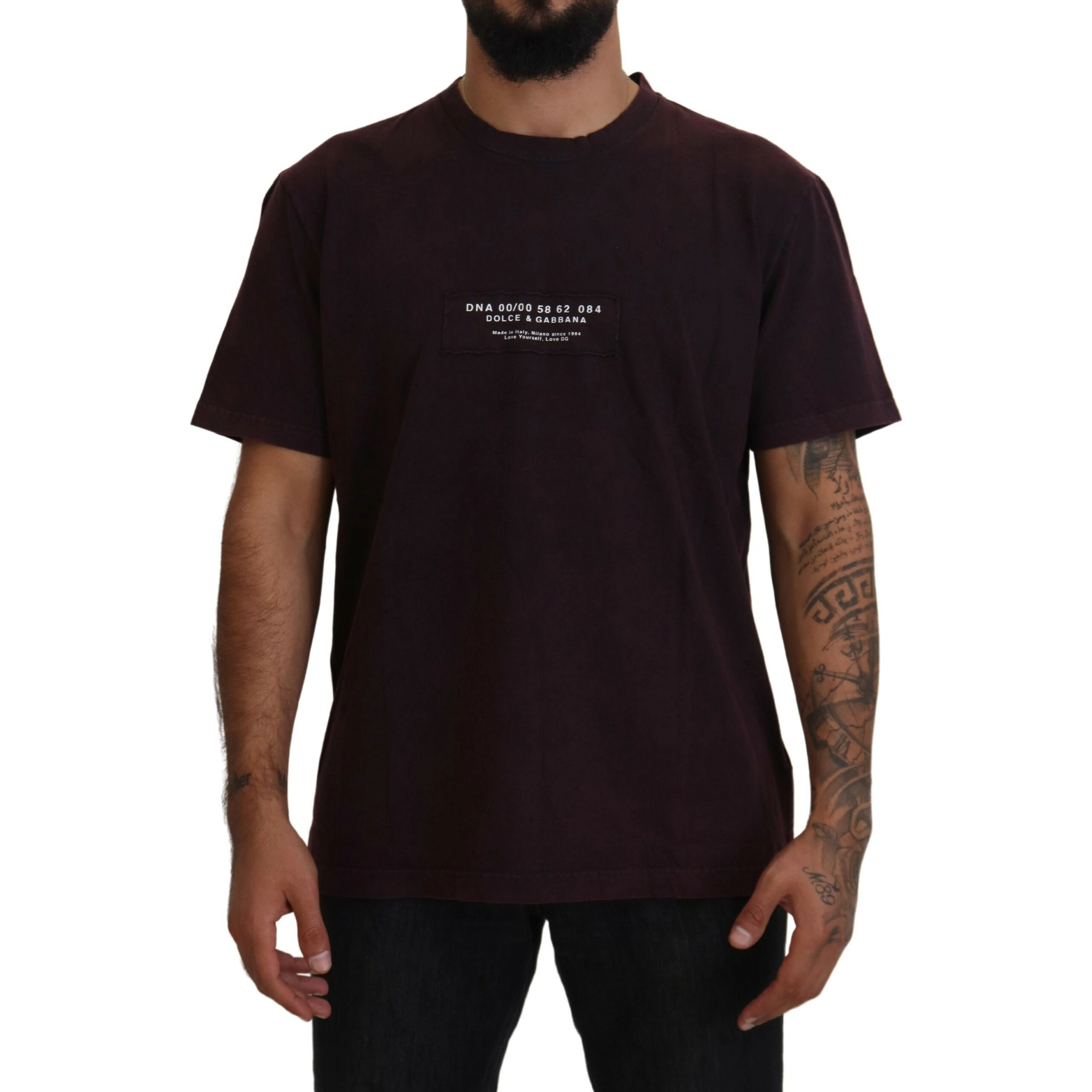 Bordeaux Crewneck Short Sleeve  T-shirt