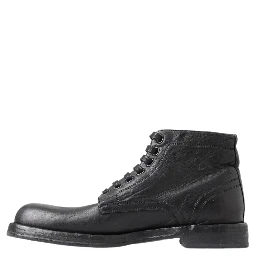 Black Horse Leather Perugino Boots