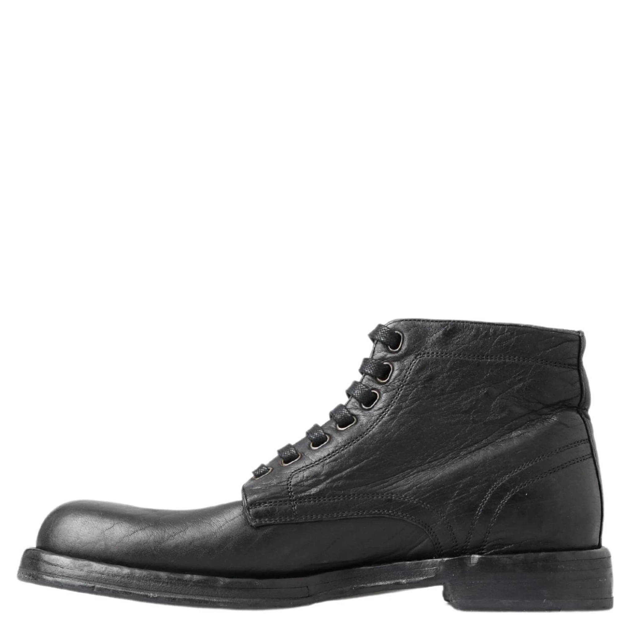 Black Horse Leather Perugino Boots