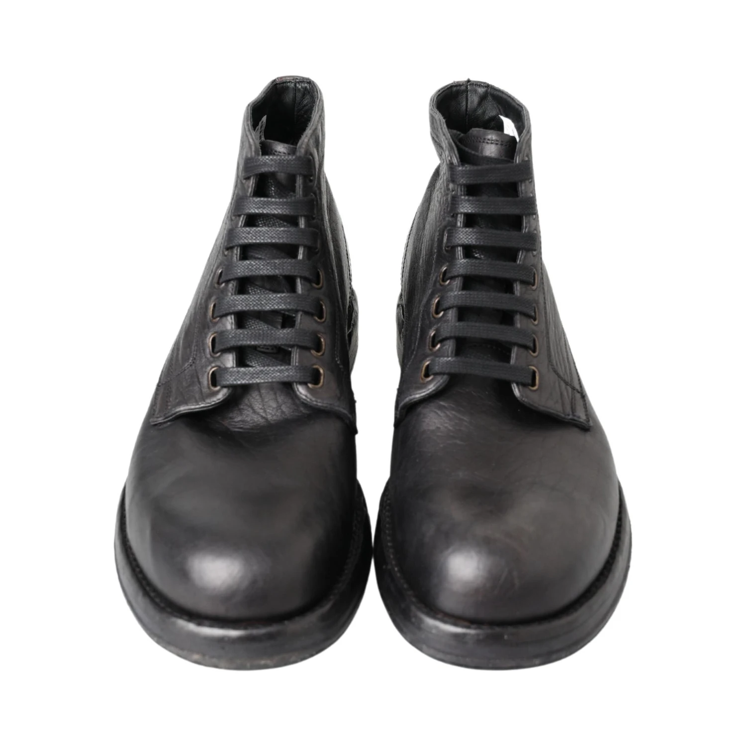 Black Horse Leather Perugino Boots