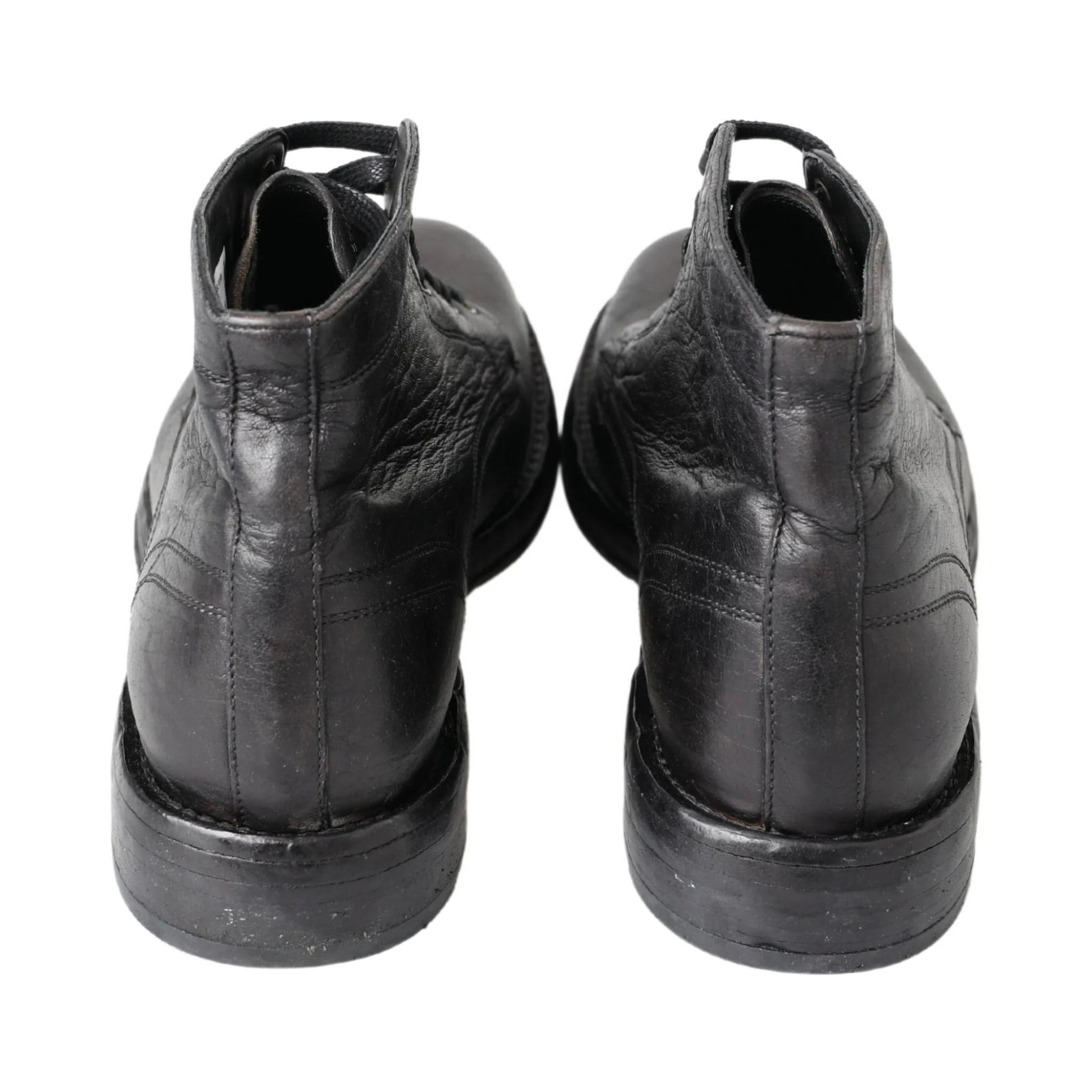 Black Horse Leather Perugino Boots