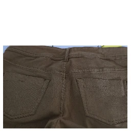 Brown Cotton Mid Waist Skinny Slim Fit Denim Jeans