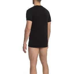 Black Cotton T-Shirt