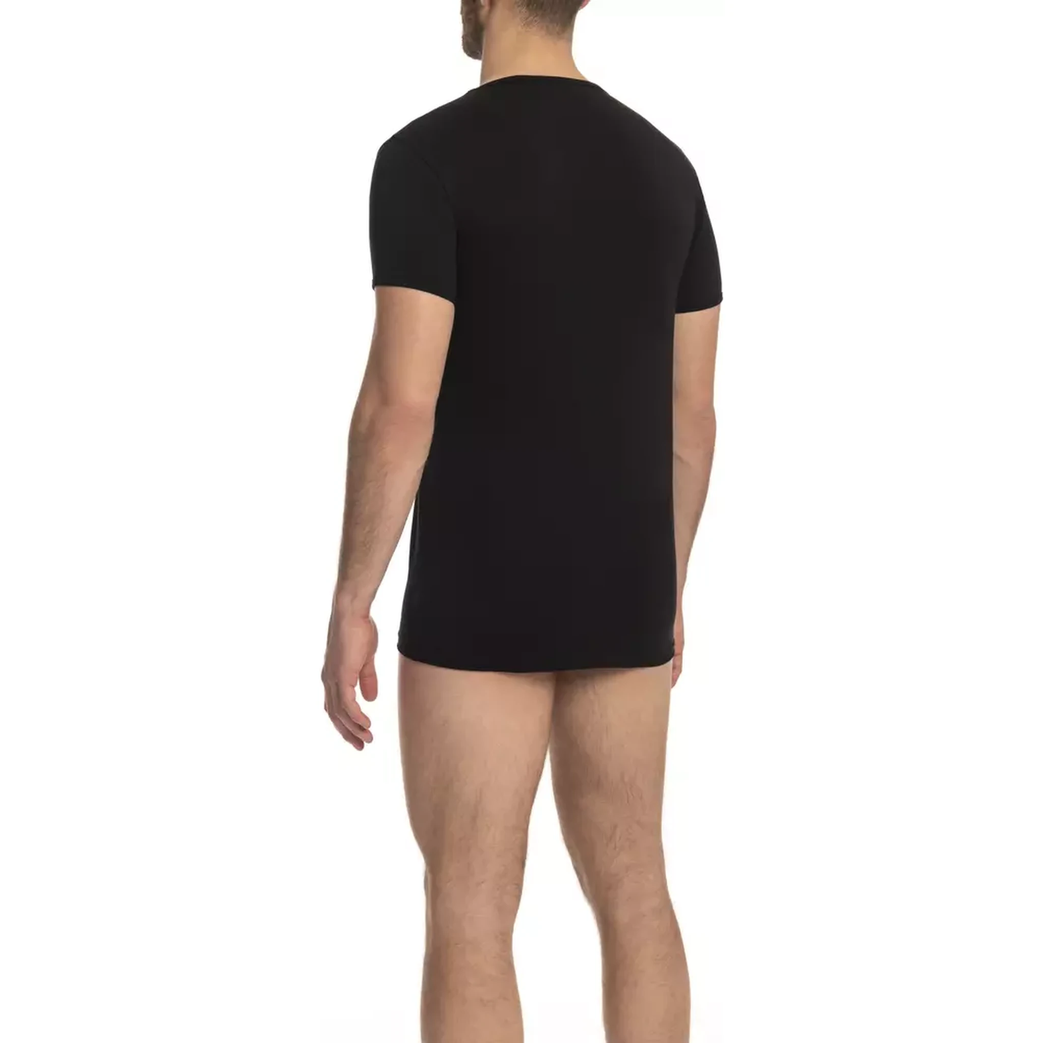 Black Cotton T-Shirt