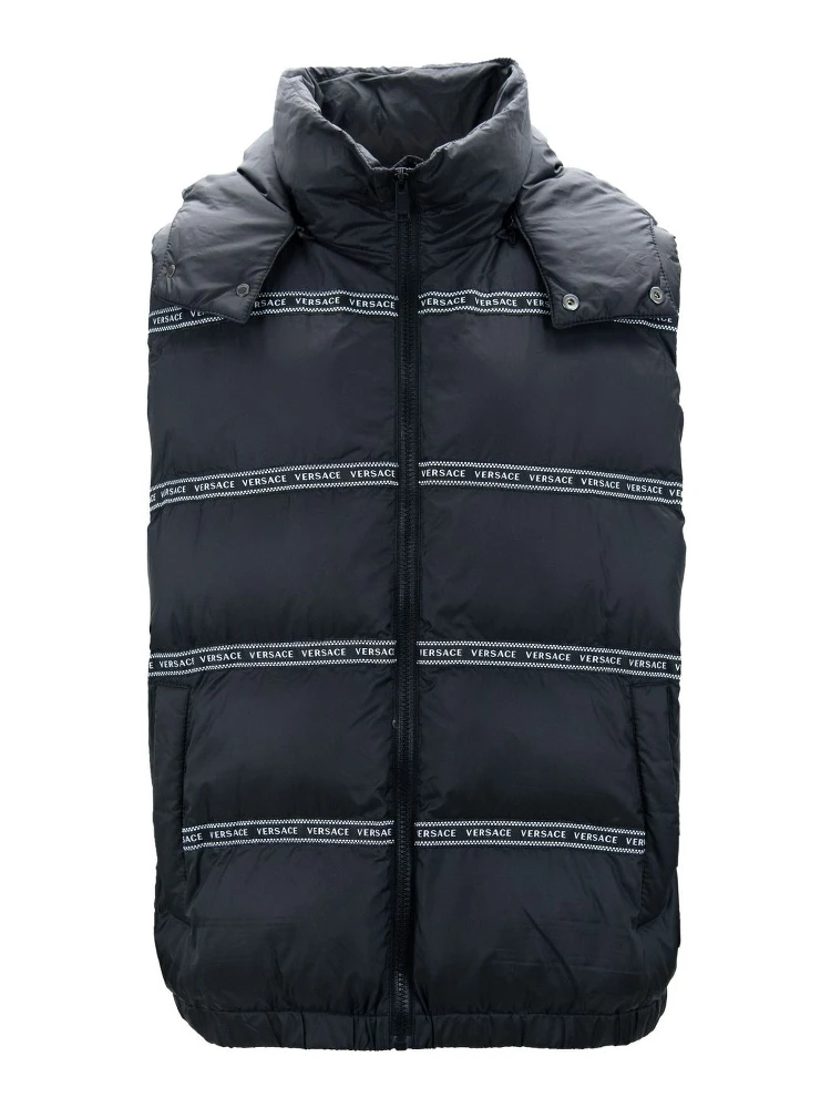 Black Polyester Vest