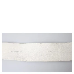 Off White Waxed Cotton Wide Fashion Waistband Belt