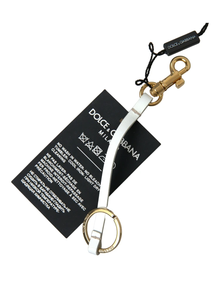 Black Silicone DG Logo Gold Brass Keychain alternative