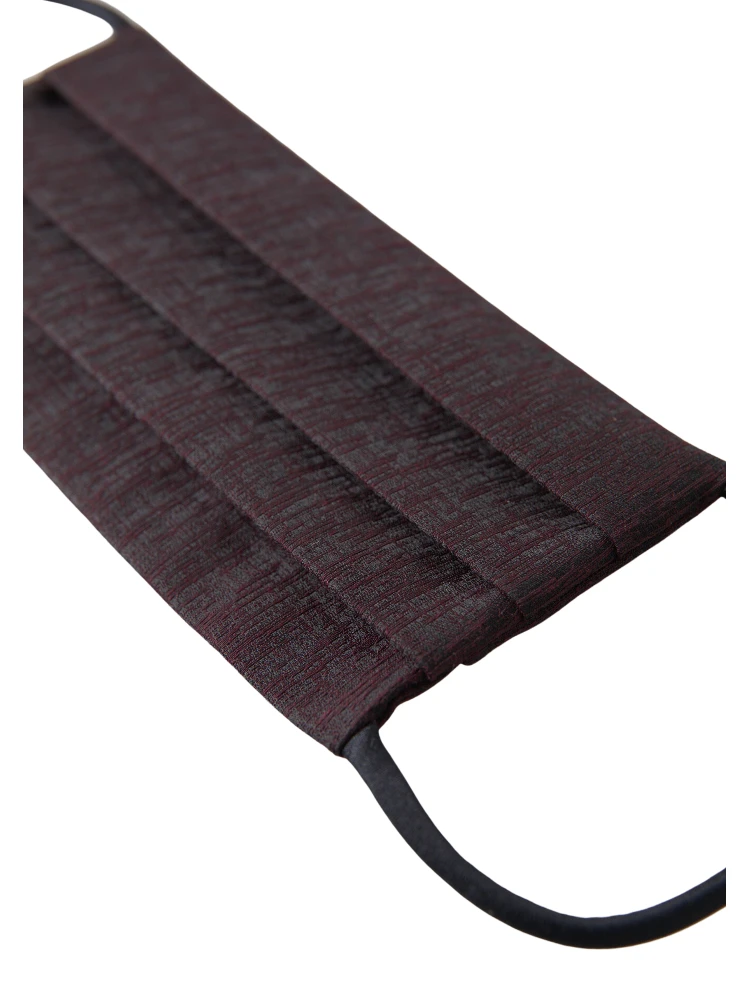 Maroon Pleated Elastic Ear Strap Face Mask alternative