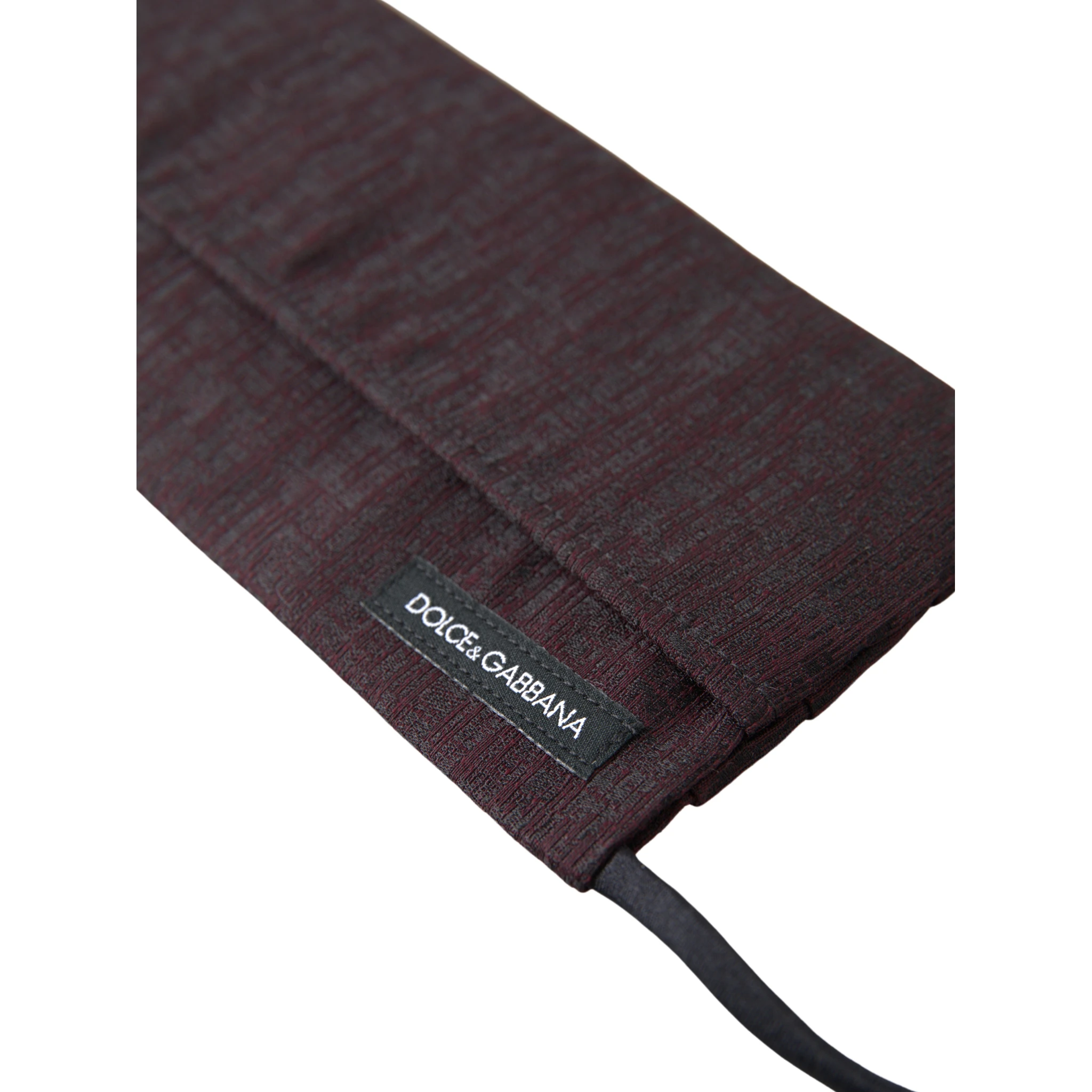 Maroon Pleated Elastic Ear Strap Face Mask