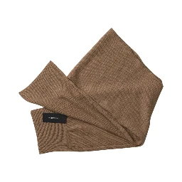 Brown Knitted Camel Wrap Shawl Foulard Scarf