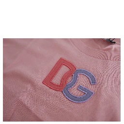 Pink Cotton DG Logo Crew Neck Tank T-shirt