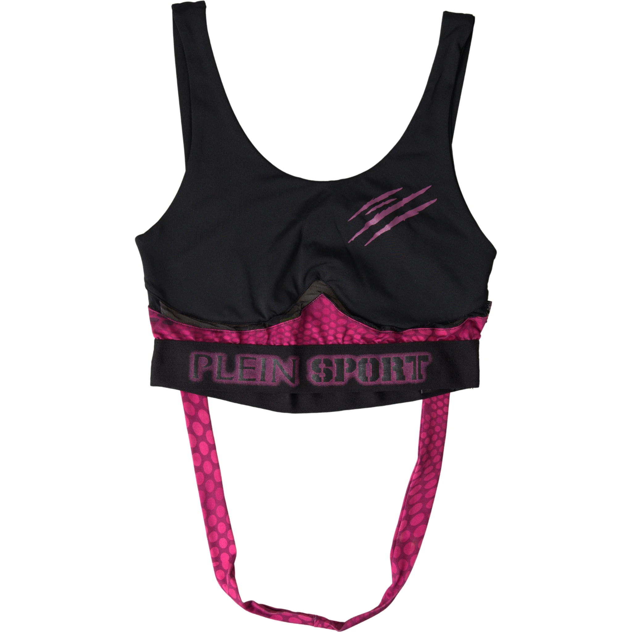 Black Fuchsia Logo Athlete Hannah Bra Underwear